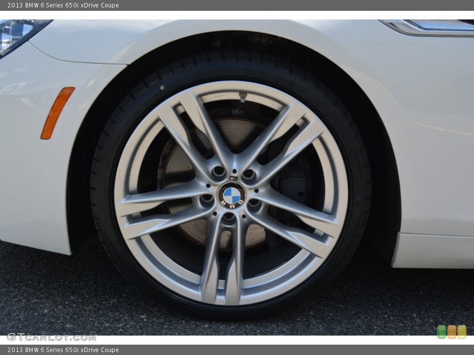 2013 BMW 6 Series 650i xDrive Coupe Wheel and Tire Photo #114131362