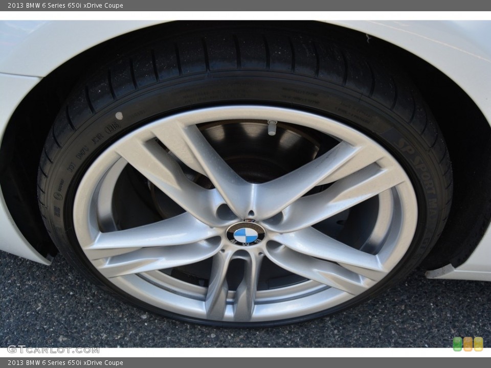 2013 BMW 6 Series 650i xDrive Coupe Wheel and Tire Photo #114131386