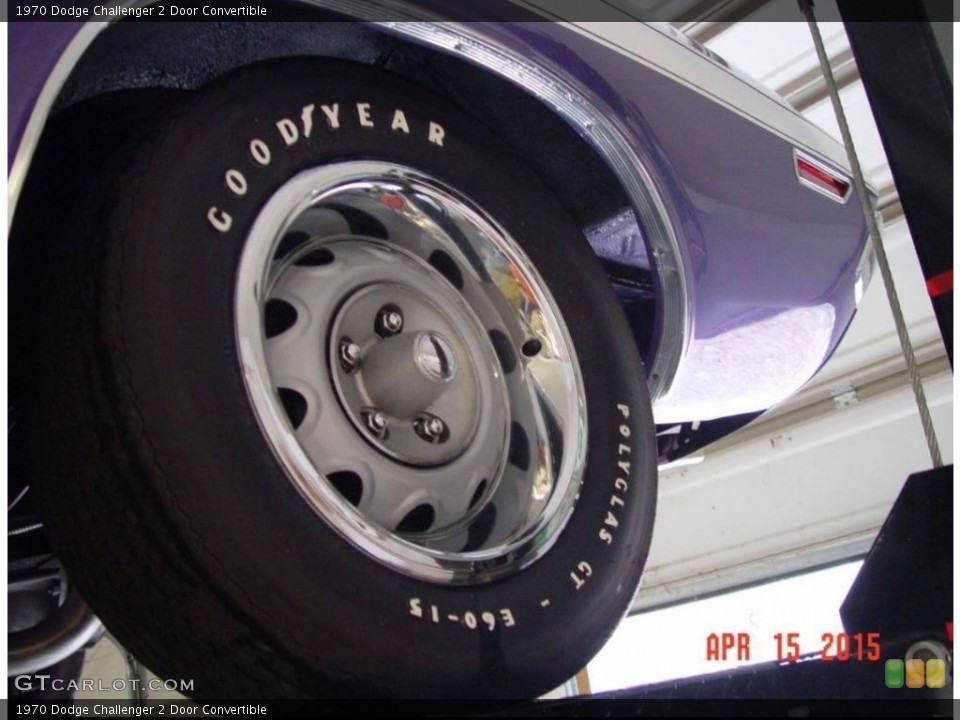 1970 Dodge Challenger 2 Door Convertible Wheel and Tire Photo #114134980