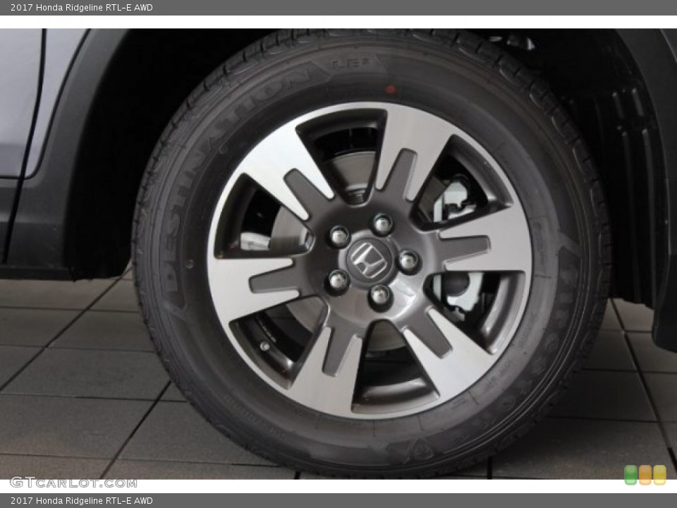 2017 Honda Ridgeline RTL-E AWD Wheel and Tire Photo #114143059