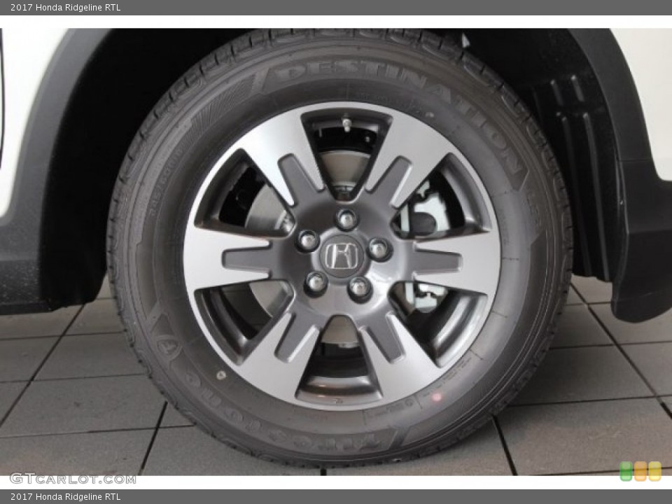 2017 Honda Ridgeline RTL Wheel and Tire Photo #114143503