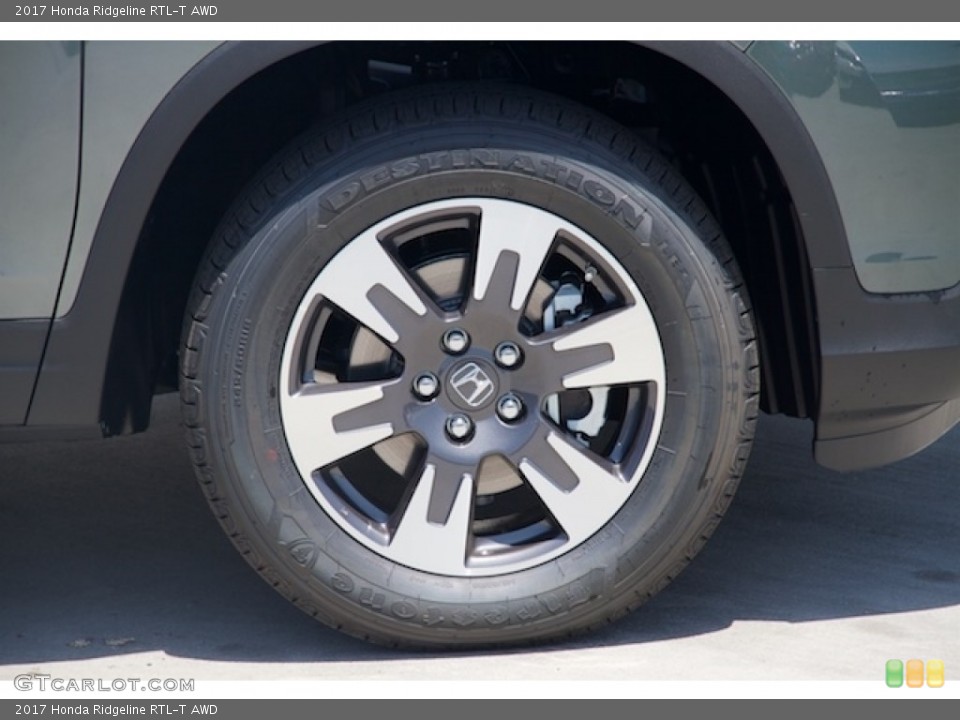 2017 Honda Ridgeline RTL-T AWD Wheel and Tire Photo #114159780