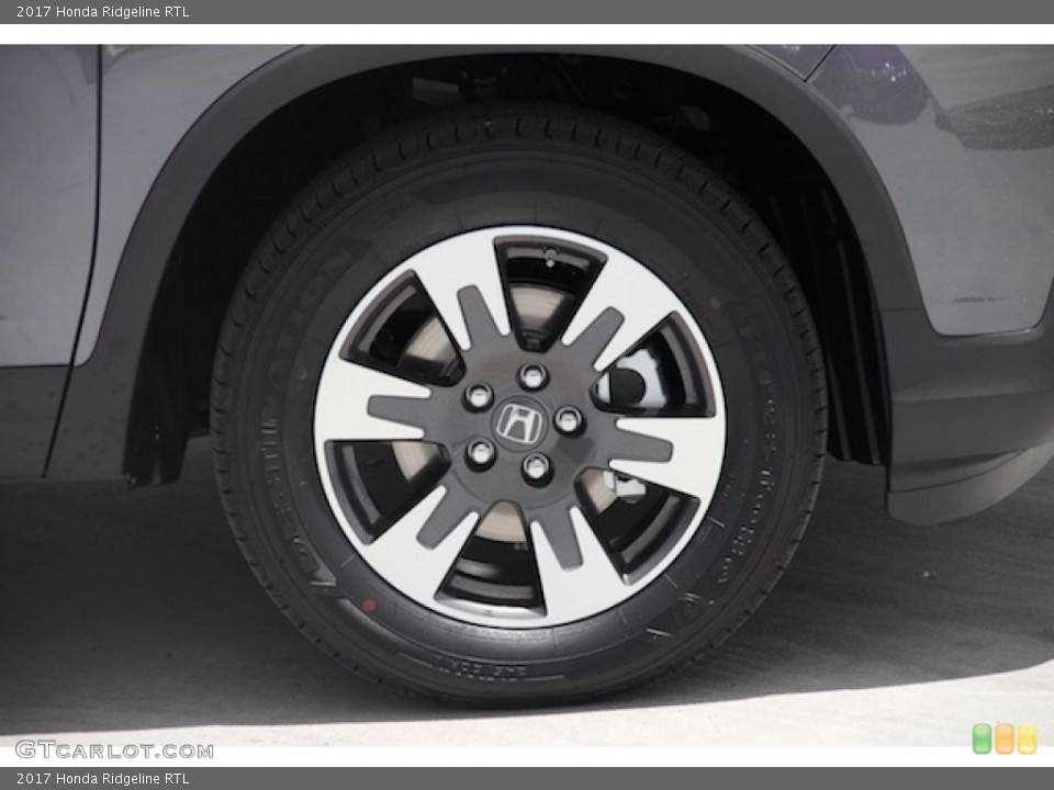 2017 Honda Ridgeline RTL Wheel and Tire Photo #114160281