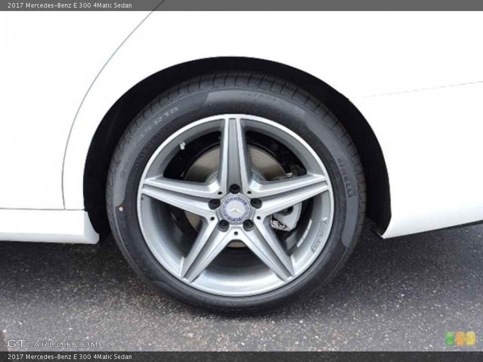 2017 Mercedes-Benz E 300 4Matic Sedan Wheel and Tire Photo #114182011