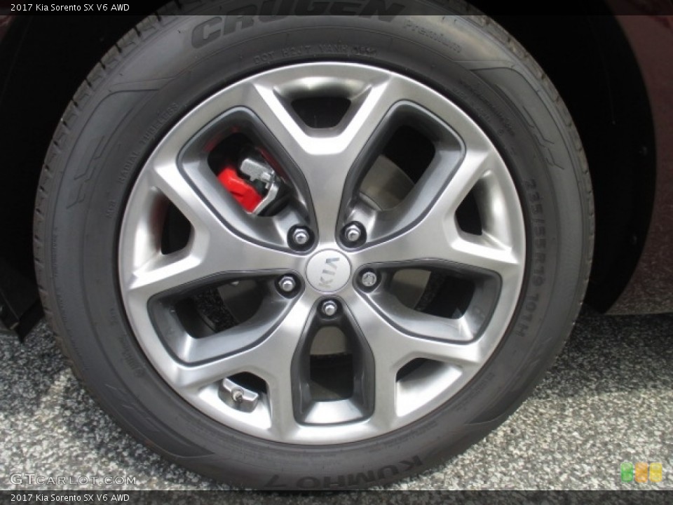 2017 Kia Sorento SX V6 AWD Wheel and Tire Photo #114187600