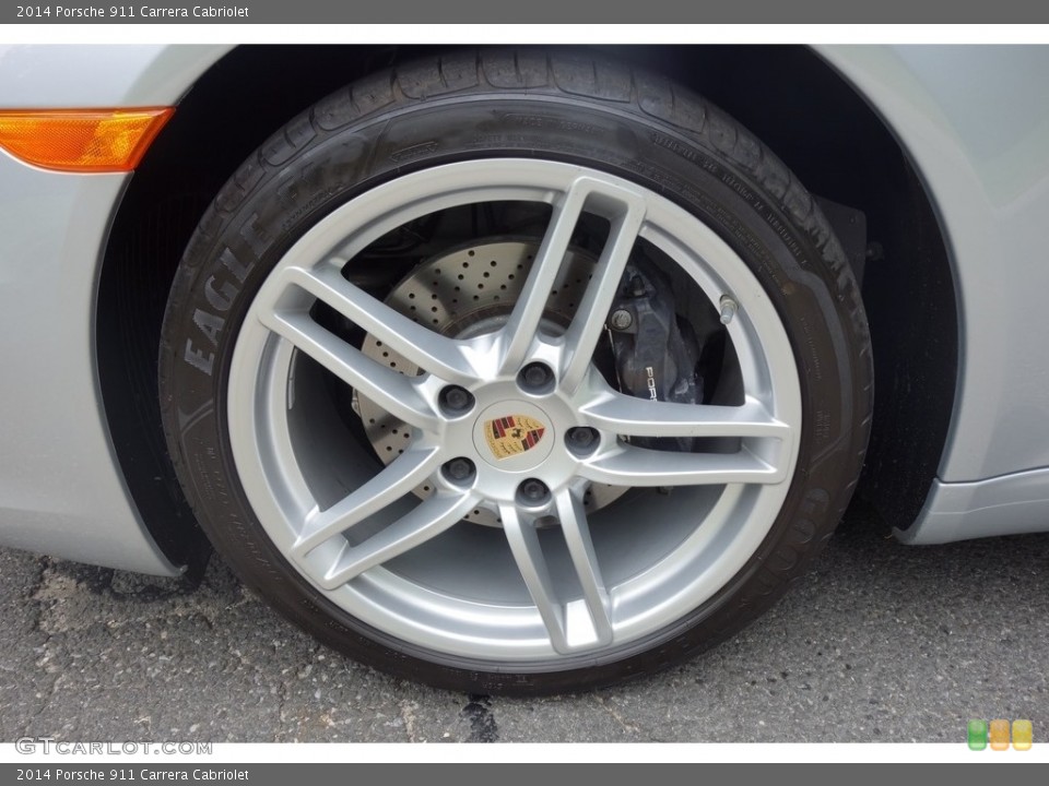 2014 Porsche 911 Carrera Cabriolet Wheel and Tire Photo #114221865