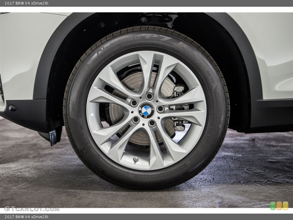2017 BMW X4 xDrive28i Wheel and Tire Photo #114233631
