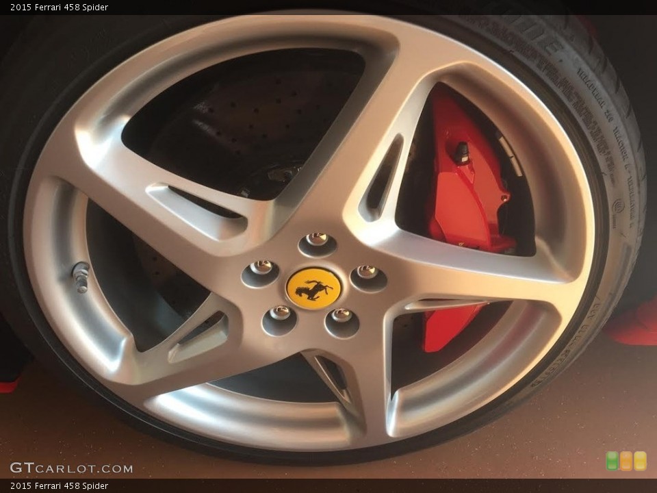 2015 Ferrari 458 Spider Wheel and Tire Photo #114301915
