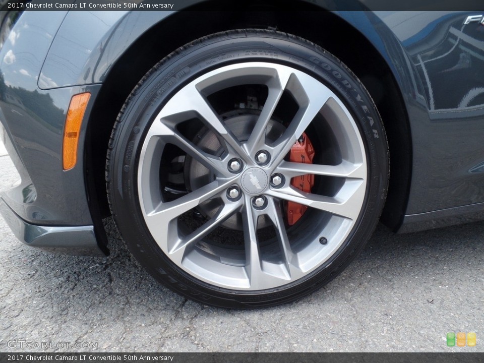 2017 Chevrolet Camaro LT Convertible 50th Anniversary Wheel and Tire Photo #114344145