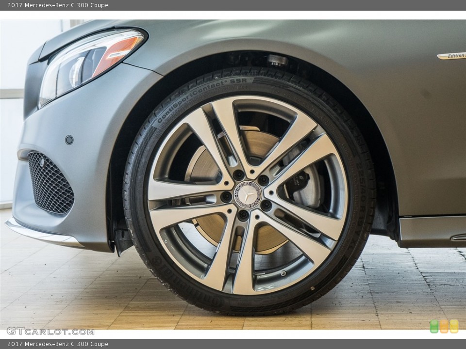 2017 Mercedes-Benz C 300 Coupe Wheel and Tire Photo #114358714