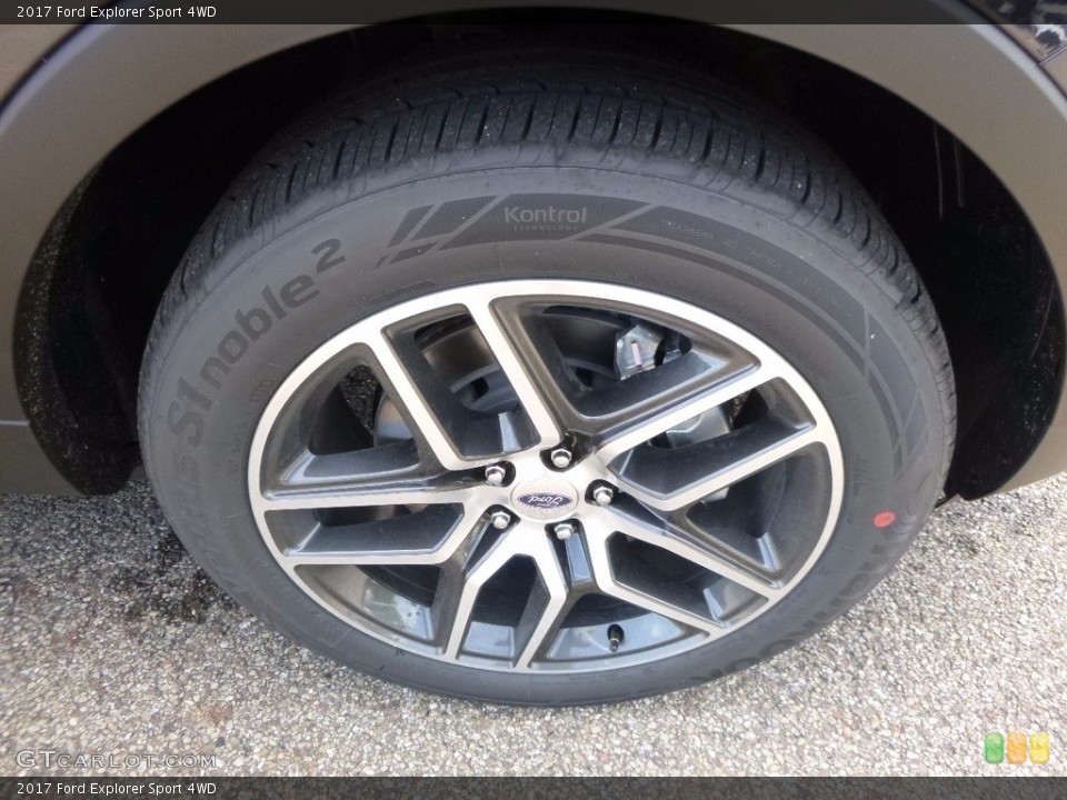 2017 Ford Explorer Sport 4WD Wheel and Tire Photo #114413512