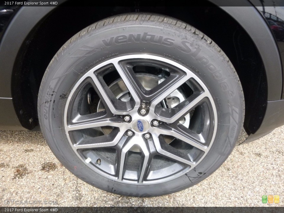 2017 Ford Explorer Sport 4WD Wheel and Tire Photo #114414046