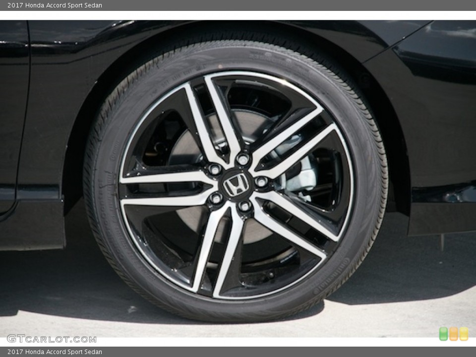 2017 Honda Accord Sport Sedan Wheel and Tire Photo #114451336