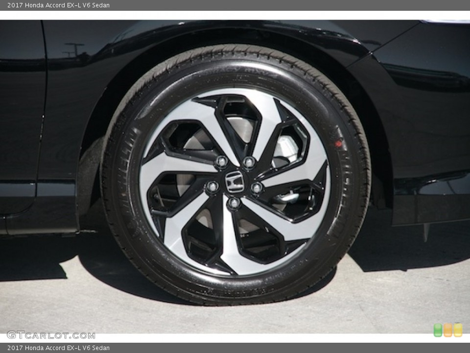 2017 Honda Accord EX-L V6 Sedan Wheel and Tire Photo #114458932