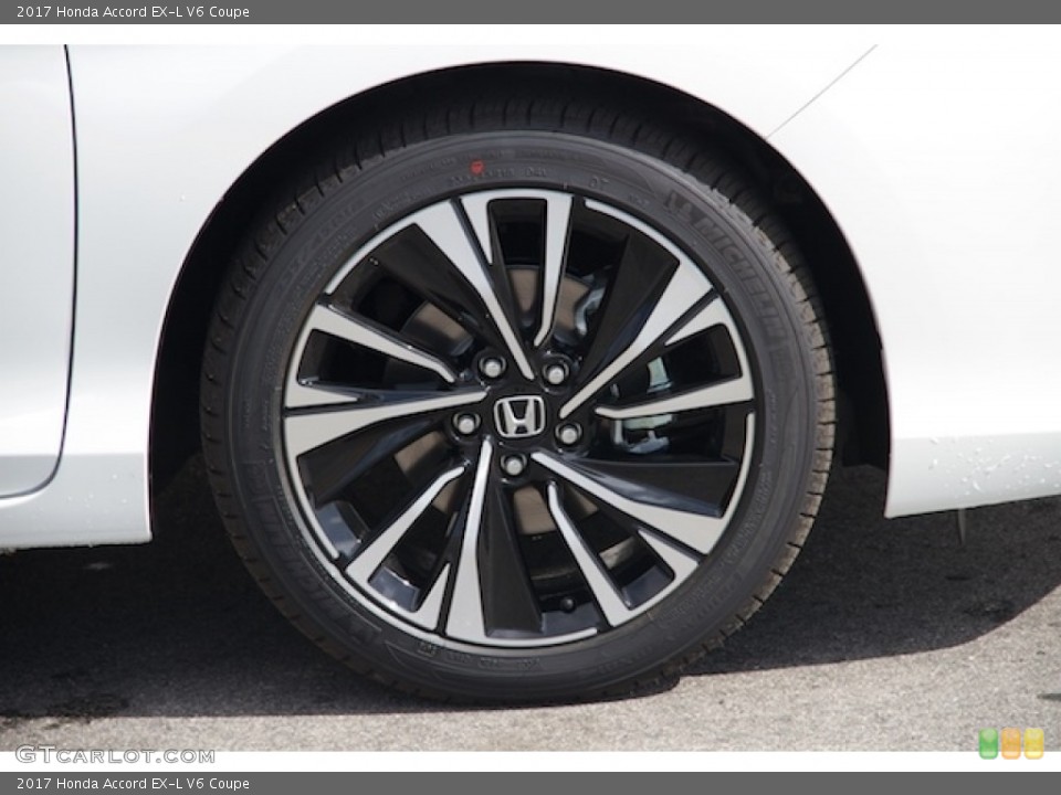 2017 Honda Accord EX-L V6 Coupe Wheel and Tire Photo #114459313