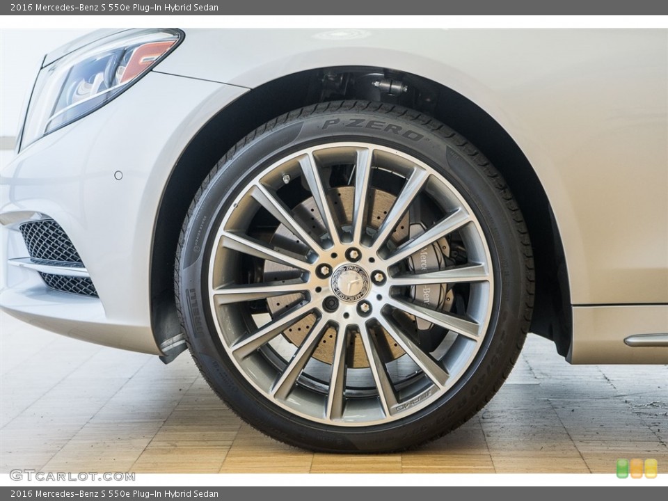 2016 Mercedes-Benz S 550e Plug-In Hybrid Sedan Wheel and Tire Photo #114703660