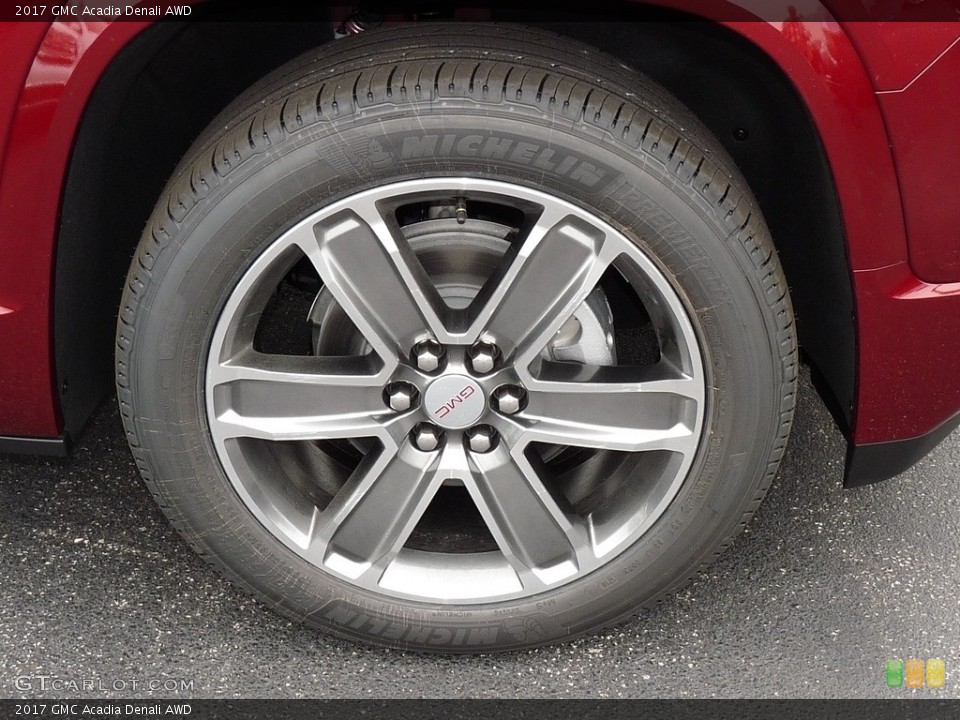 2017 GMC Acadia Denali AWD Wheel and Tire Photo #114713008