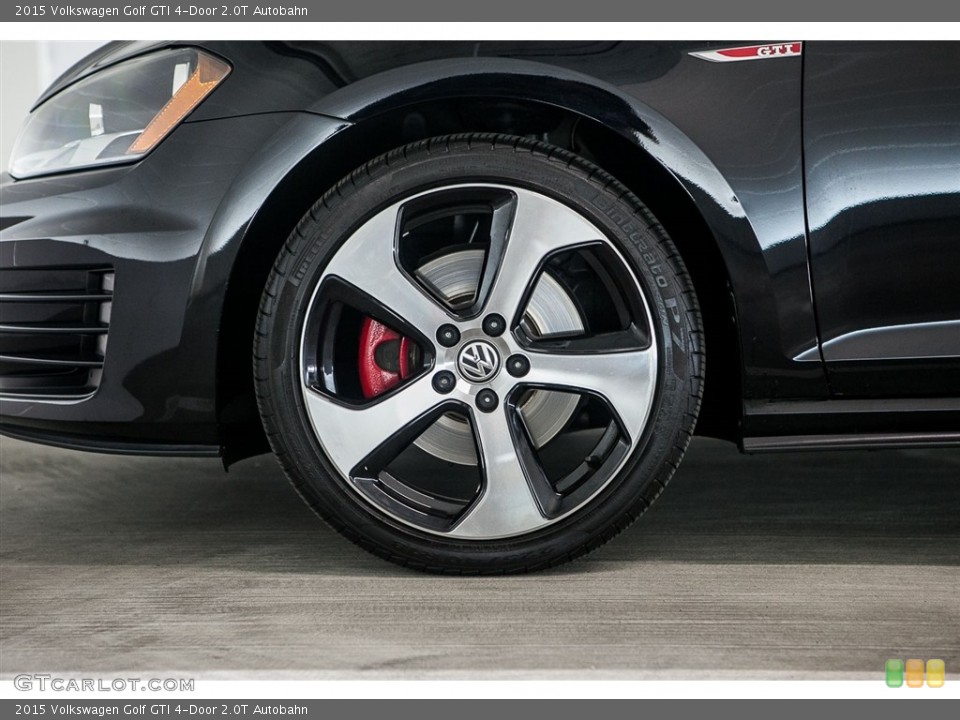 2015 Volkswagen Golf GTI 4-Door 2.0T Autobahn Wheel and Tire Photo #114727763