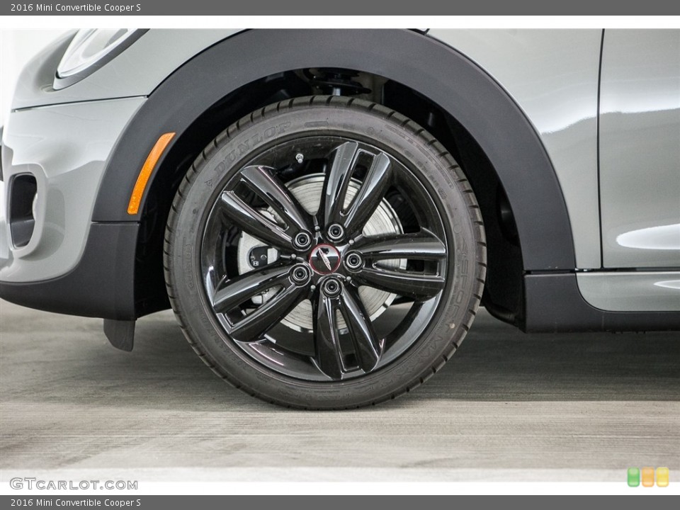 2016 Mini Convertible Cooper S Wheel and Tire Photo #114743259
