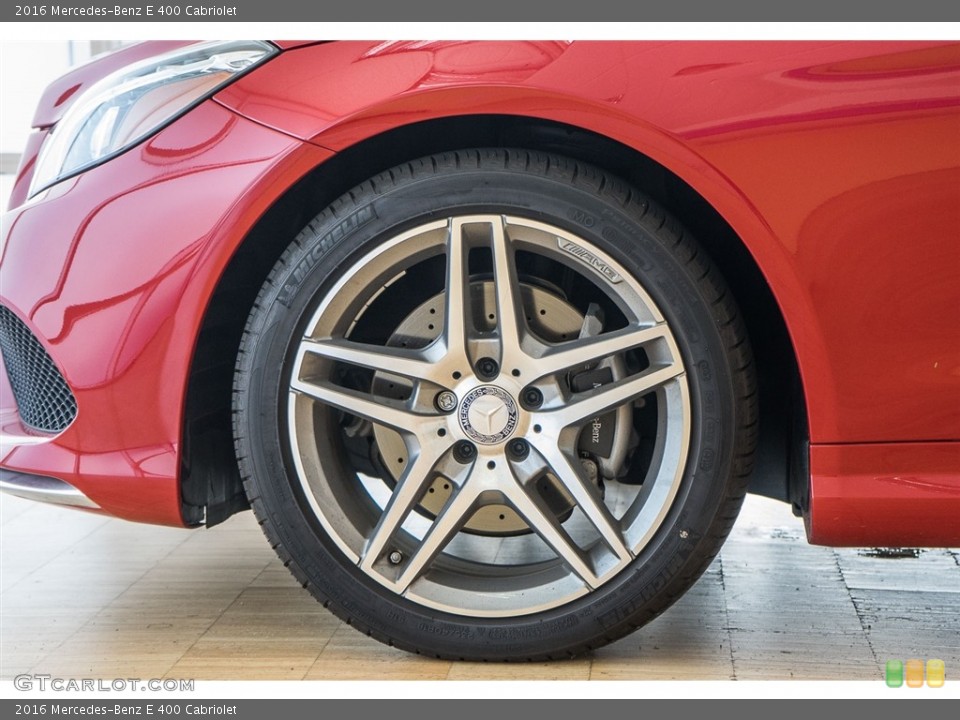 2016 Mercedes-Benz E 400 Cabriolet Wheel and Tire Photo #114747258