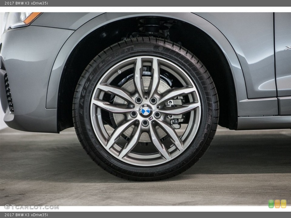 2017 BMW X3 xDrive35i Wheel and Tire Photo #114894494