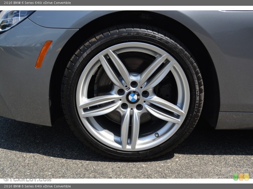 2016 BMW 6 Series 640i xDrive Convertible Wheel and Tire Photo #114945541