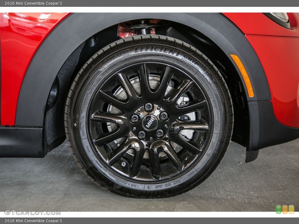 2016 Mini Convertible Cooper S Wheel and Tire Photo #114974086