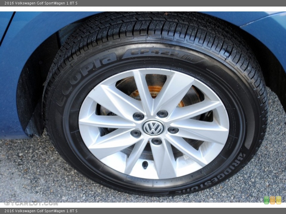 2016 Volkswagen Golf SportWagen 1.8T S Wheel and Tire Photo #115002298