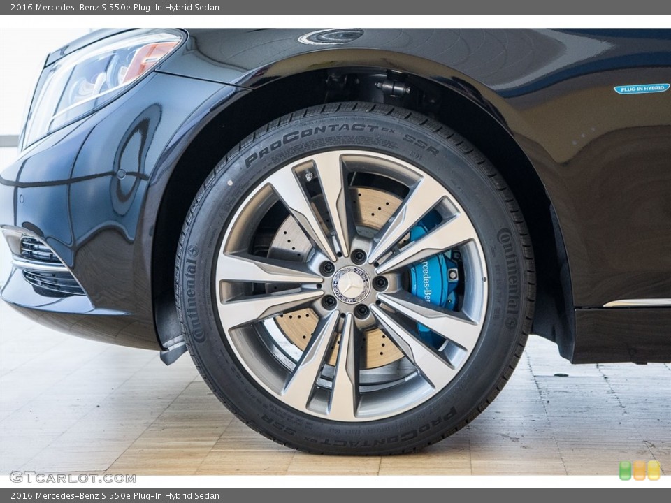2016 Mercedes-Benz S 550e Plug-In Hybrid Sedan Wheel and Tire Photo #115028562