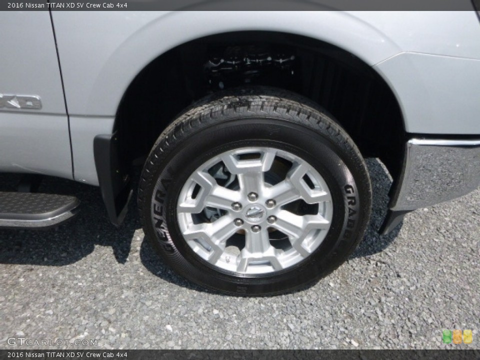 2016 Nissan TITAN XD SV Crew Cab 4x4 Wheel and Tire Photo #115029261