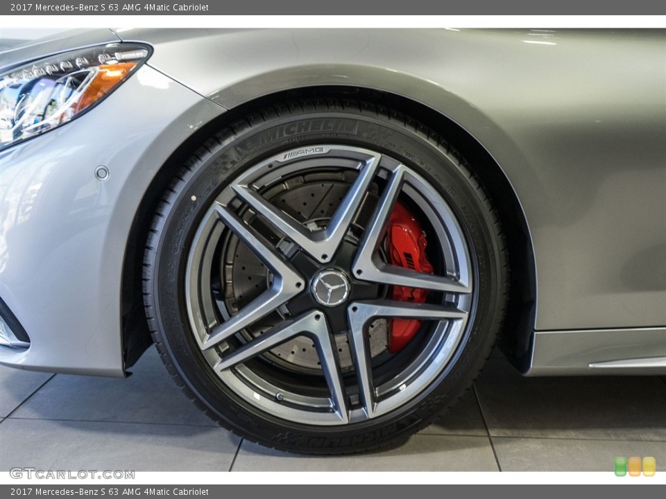 2017 Mercedes-Benz S 63 AMG 4Matic Cabriolet Wheel and Tire Photo #115036557