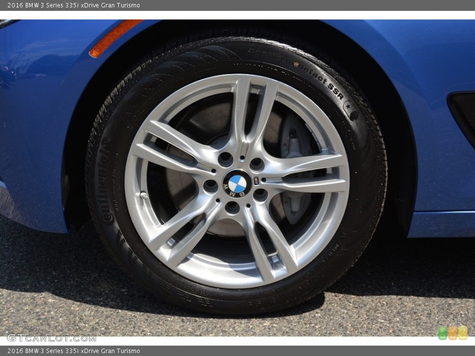 2016 BMW 3 Series 335i xDrive Gran Turismo Wheel and Tire Photo #115087400
