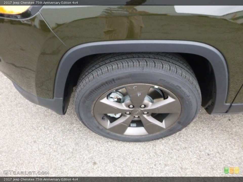 2017 Jeep Cherokee 75th Anniversary Edition 4x4 Wheel and Tire Photo #115111491