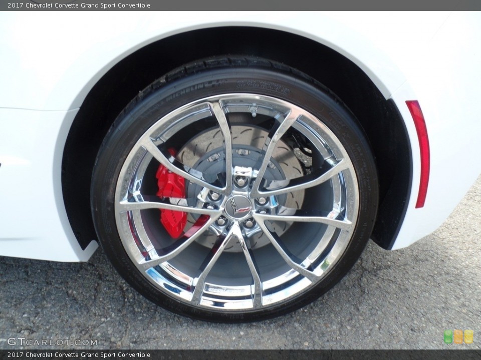 2017 Chevrolet Corvette Grand Sport Convertible Wheel and Tire Photo #115127715