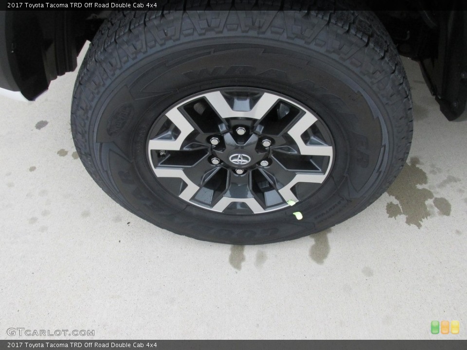 2017 Toyota Tacoma TRD Off Road Double Cab 4x4 Wheel and Tire Photo #115132412
