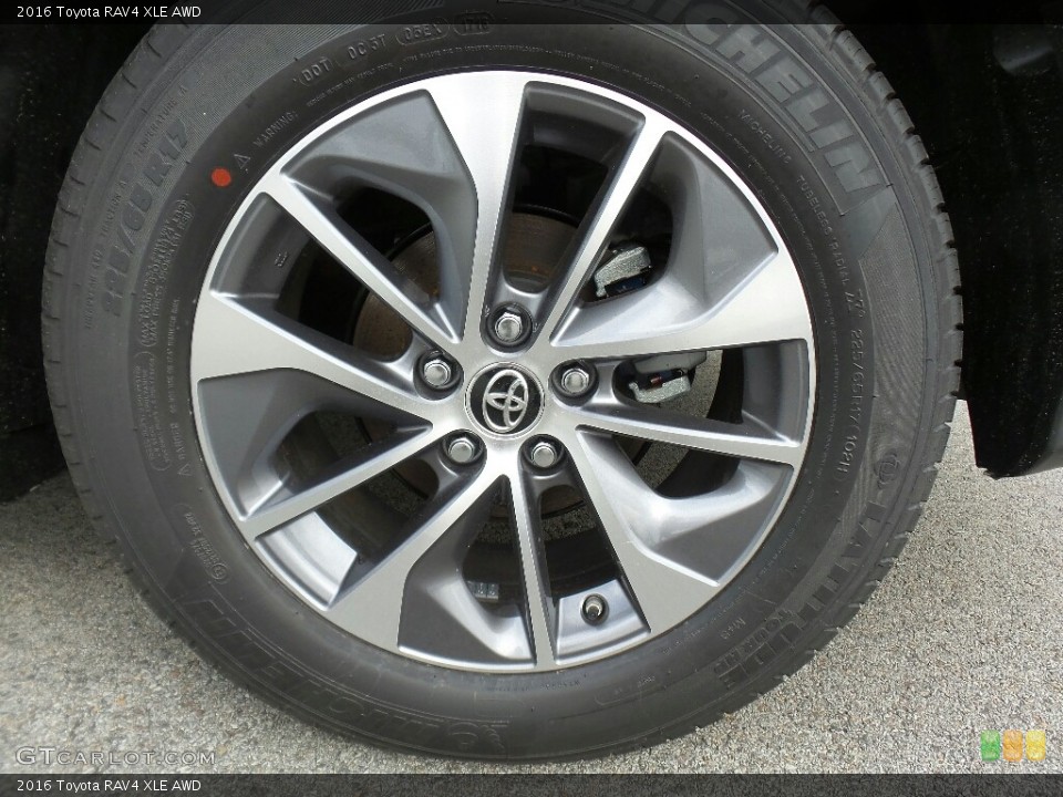 2016 Toyota RAV4 XLE AWD Wheel and Tire Photo #115144769