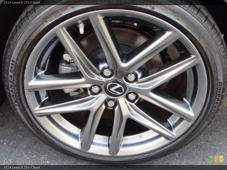 2014 Lexus IS 250 F Sport Wheel and Tire Photo #115175042