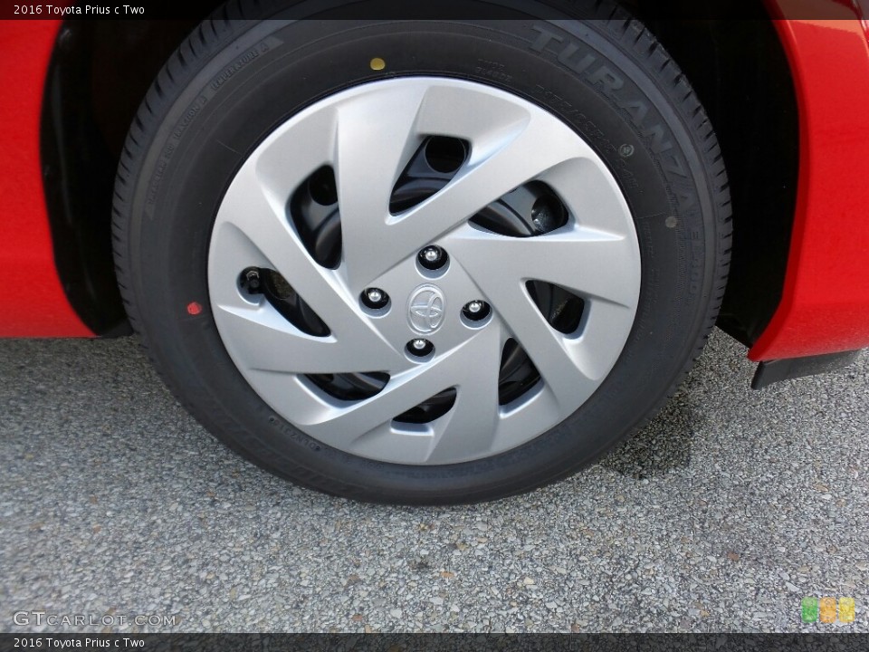 2016 Toyota Prius c Two Wheel and Tire Photo #115177607