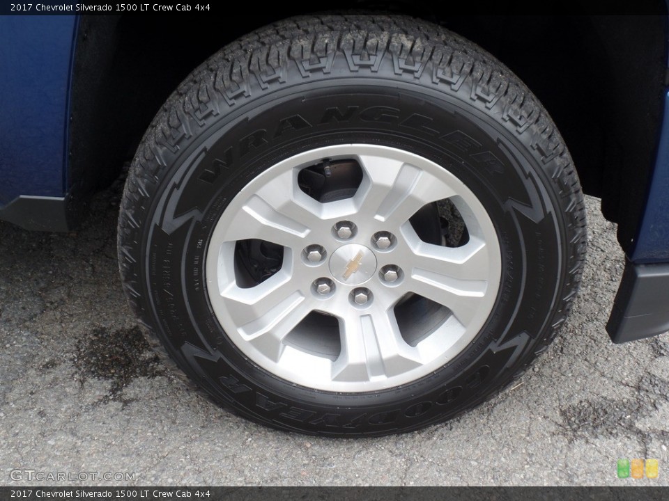 2017 Chevrolet Silverado 1500 LT Crew Cab 4x4 Wheel and Tire Photo #115180706