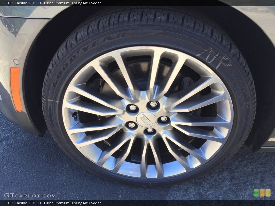 2017 Cadillac CT6 3.0 Turbo Premium Luxury AWD Sedan Wheel and Tire Photo #115236205