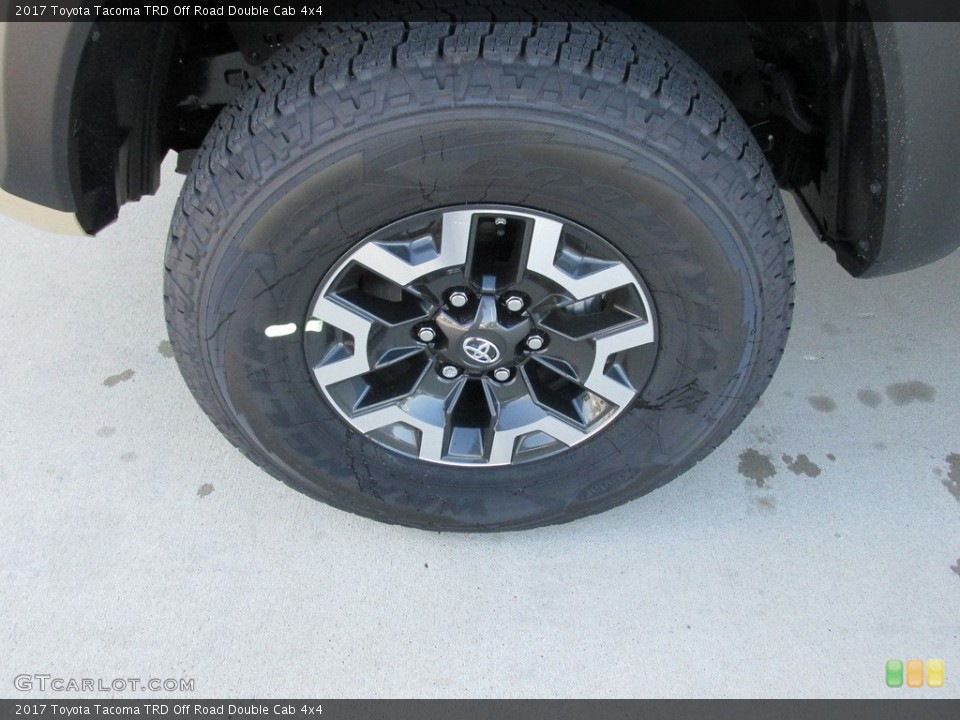2017 Toyota Tacoma TRD Off Road Double Cab 4x4 Wheel and Tire Photo #115248111