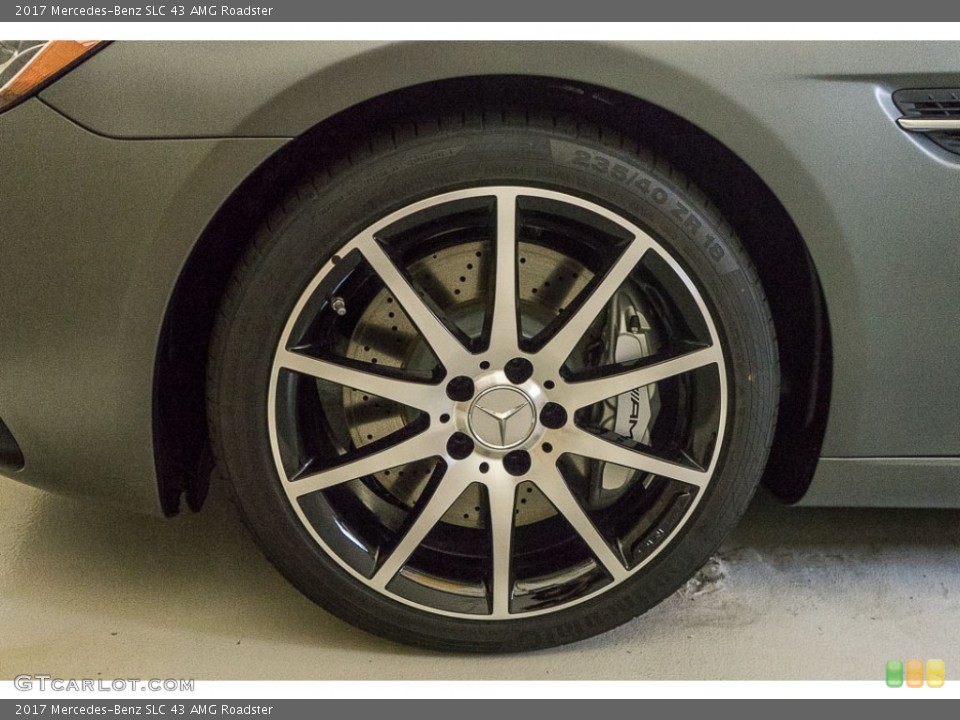 2017 Mercedes-Benz SLC 43 AMG Roadster Wheel and Tire Photo #115251475
