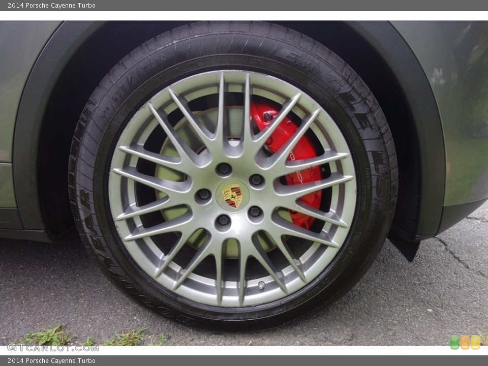 2014 Porsche Cayenne Turbo Wheel and Tire Photo #115285810