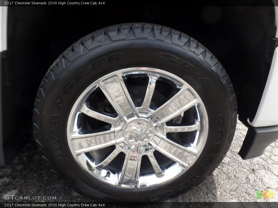 2017 Chevrolet Silverado 1500 High Country Crew Cab 4x4 Wheel and Tire Photo #115286920
