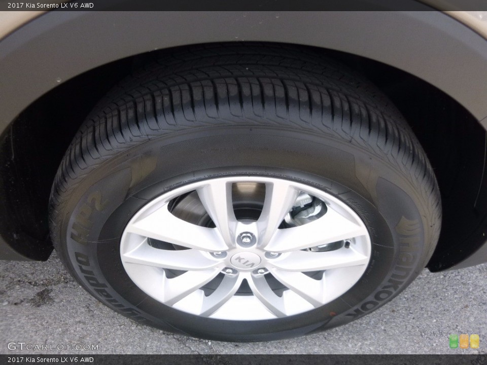 2017 Kia Sorento LX V6 AWD Wheel and Tire Photo #115310885