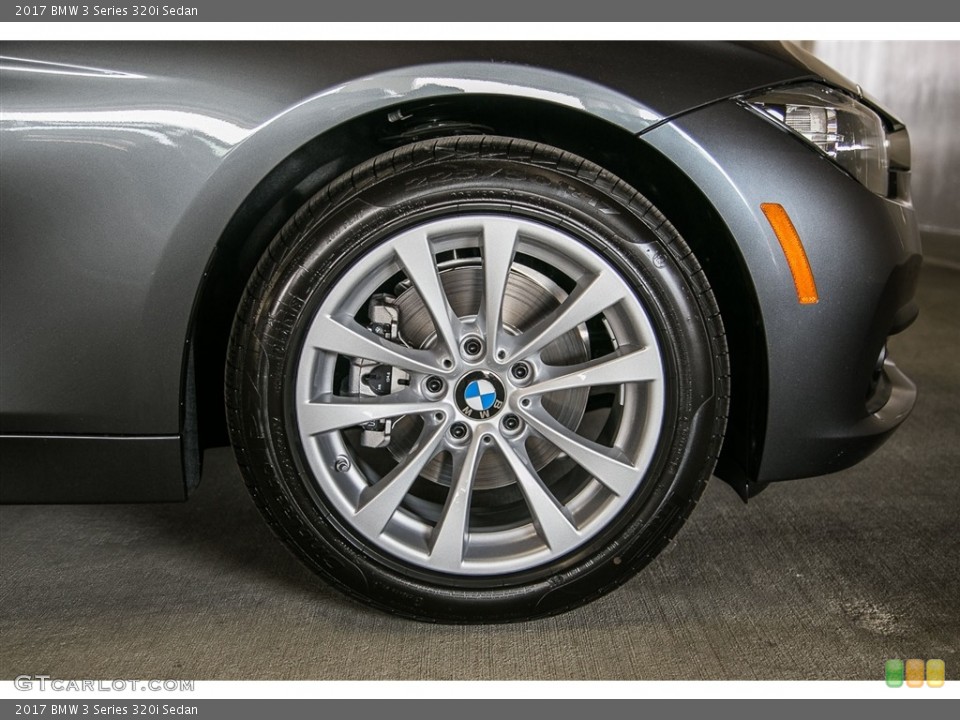 2017 BMW 3 Series 320i Sedan Wheel and Tire Photo #115316681