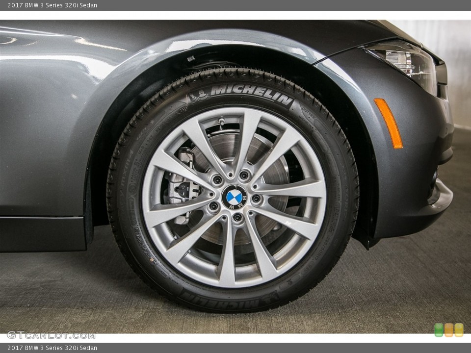 2017 BMW 3 Series 320i Sedan Wheel and Tire Photo #115317002