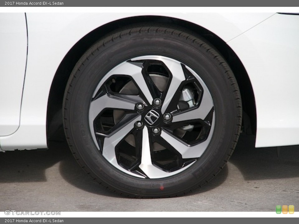 2017 Honda Accord EX-L Sedan Wheel and Tire Photo #115344206