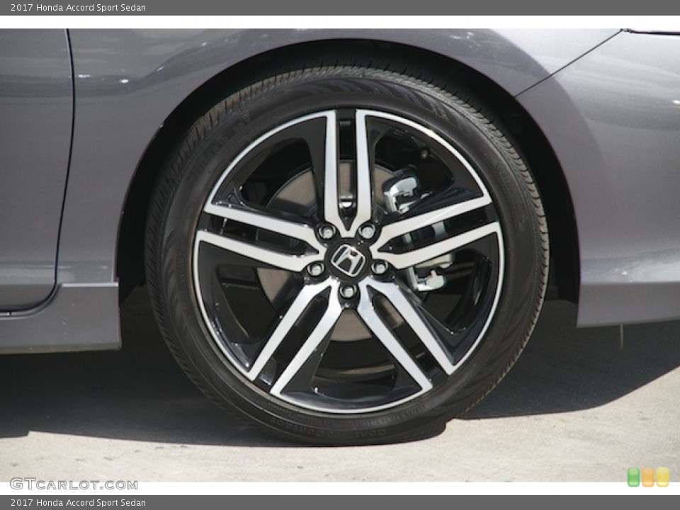 2017 Honda Accord Sport Sedan Wheel and Tire Photo #115345829