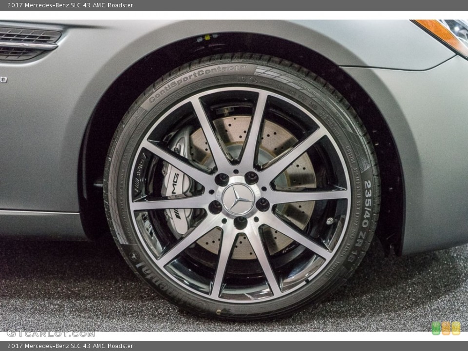 2017 Mercedes-Benz SLC 43 AMG Roadster Wheel and Tire Photo #115379079